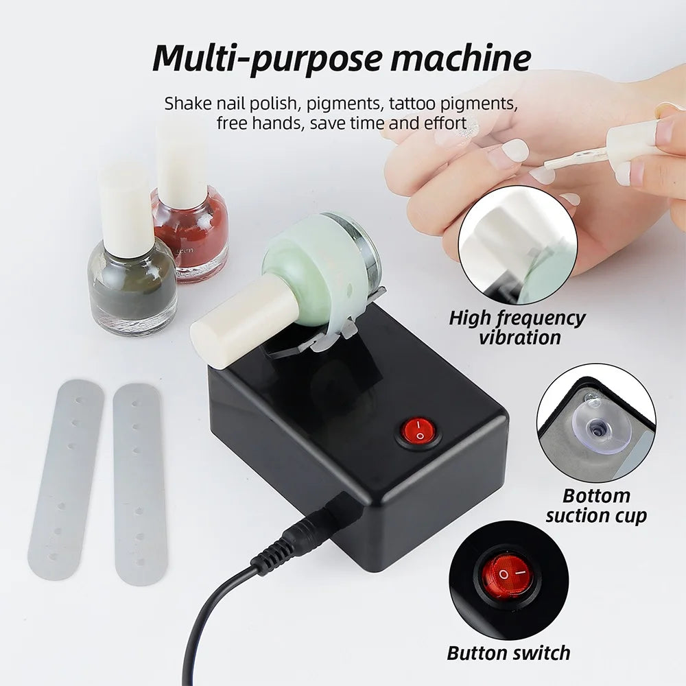Electric Nail Polish and Tattoo Ink Shaker Mixer - 10