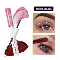 2-in-1 Glitter and Colored Mascara for Bold Eyelashes