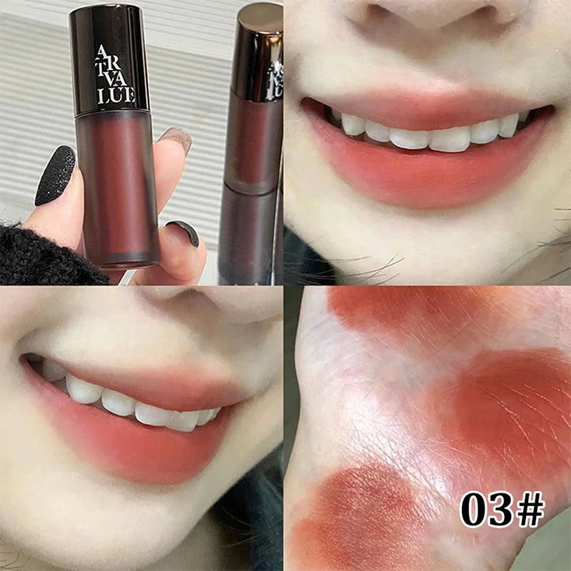 Matte Velvet Lip Glaze for Long-Lasting Soft Mist Finish - 21