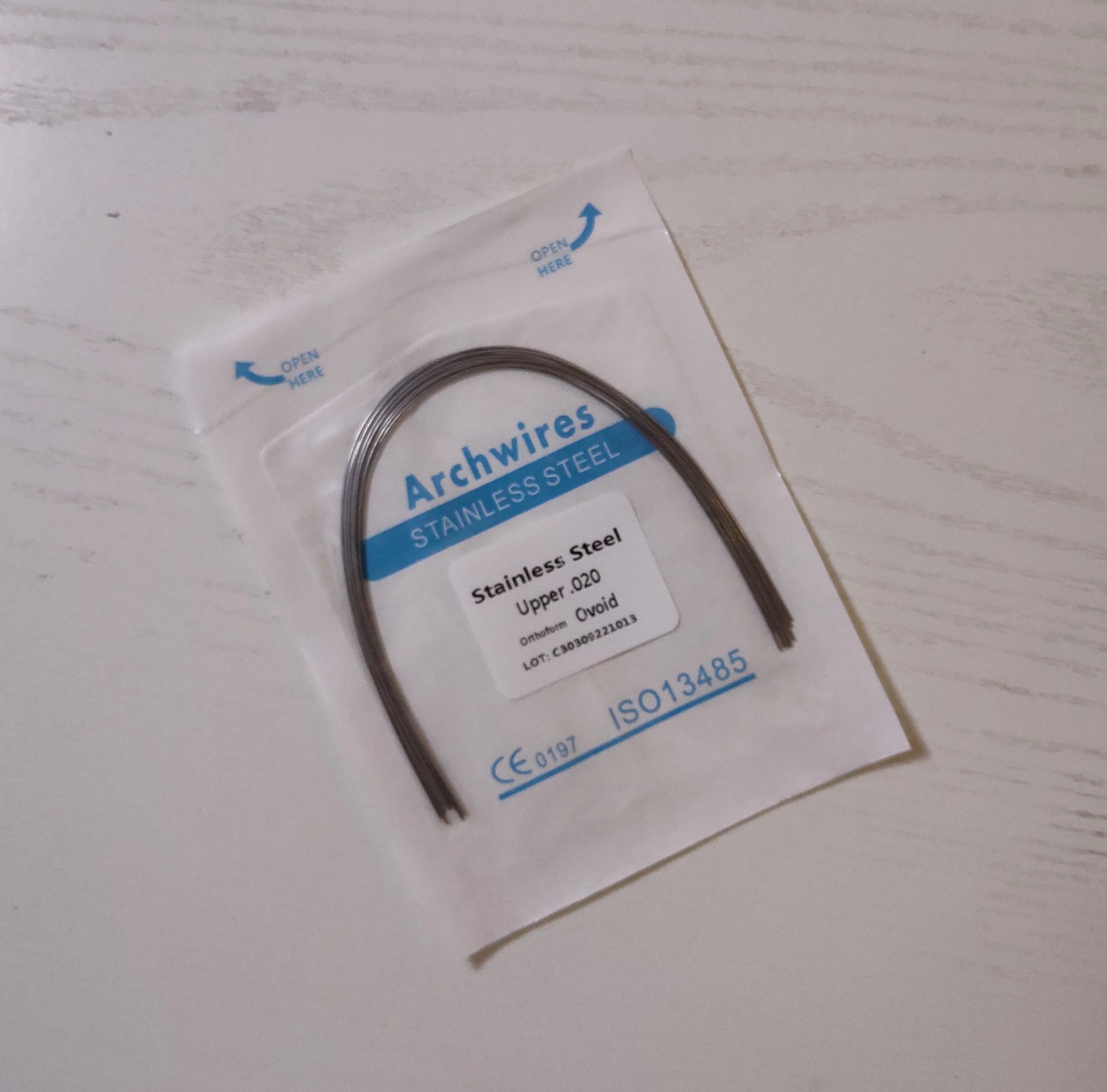 Stainless Steel Orthodontic Arch Wires - 10 Pack - 5