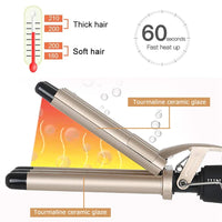 Triple Barrel Ceramic Hair Waver for Beachy Waves