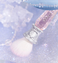 Angled Crystal Makeup Brush for Blush and Contour