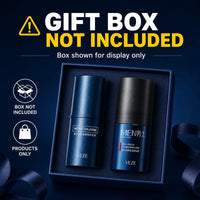 Portable Men’s Solid Cologne and Body Lotion Fragrance Set