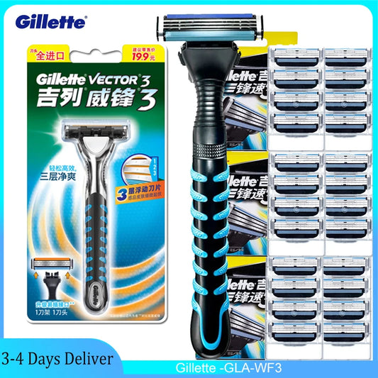 3-Layer Manual Shaving Razor for Men