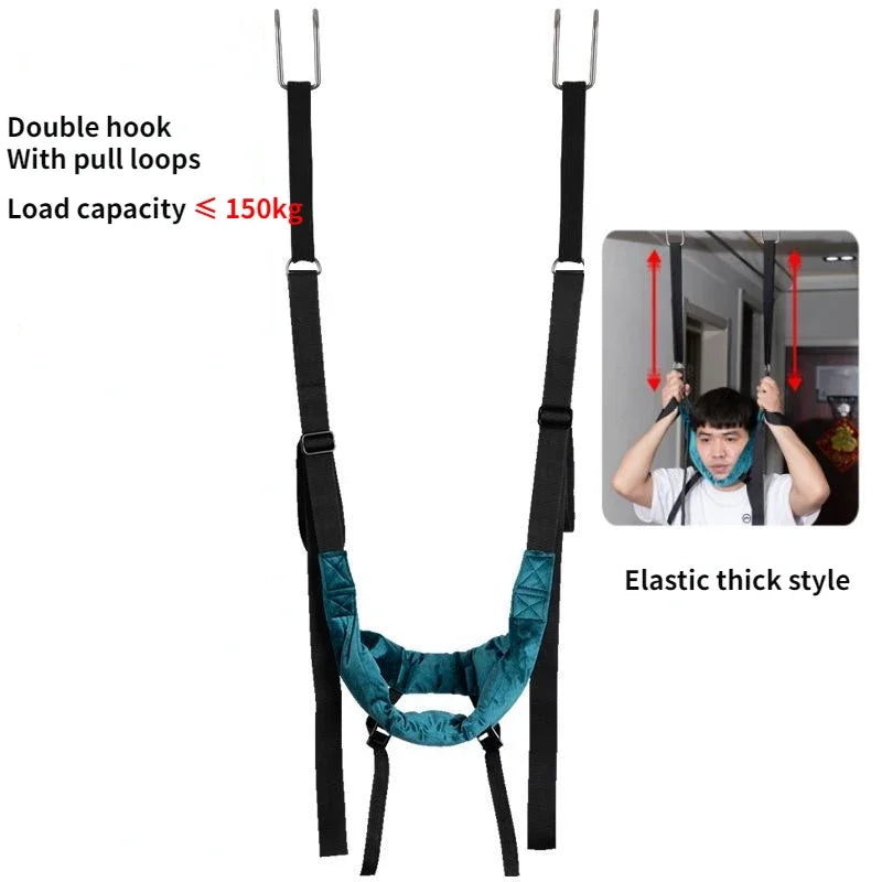 Adjustable Cervical Neck Traction Stretcher Belt - 17
