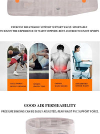 Adjustable Lumbar Support and Waist Trainer Belt