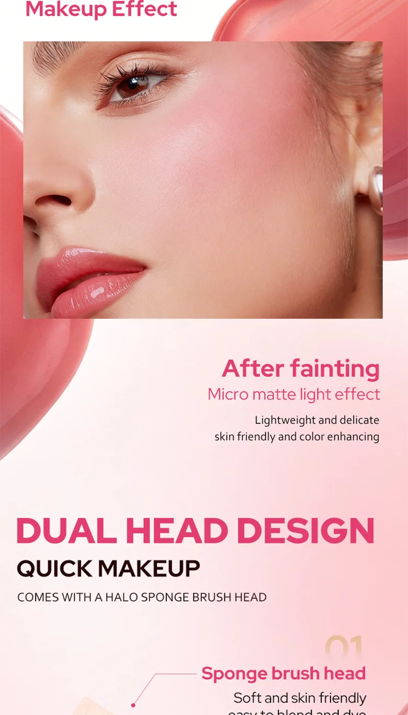 Multi-Purpose Cream Blush Stick for Radiant Cheeks - 10
