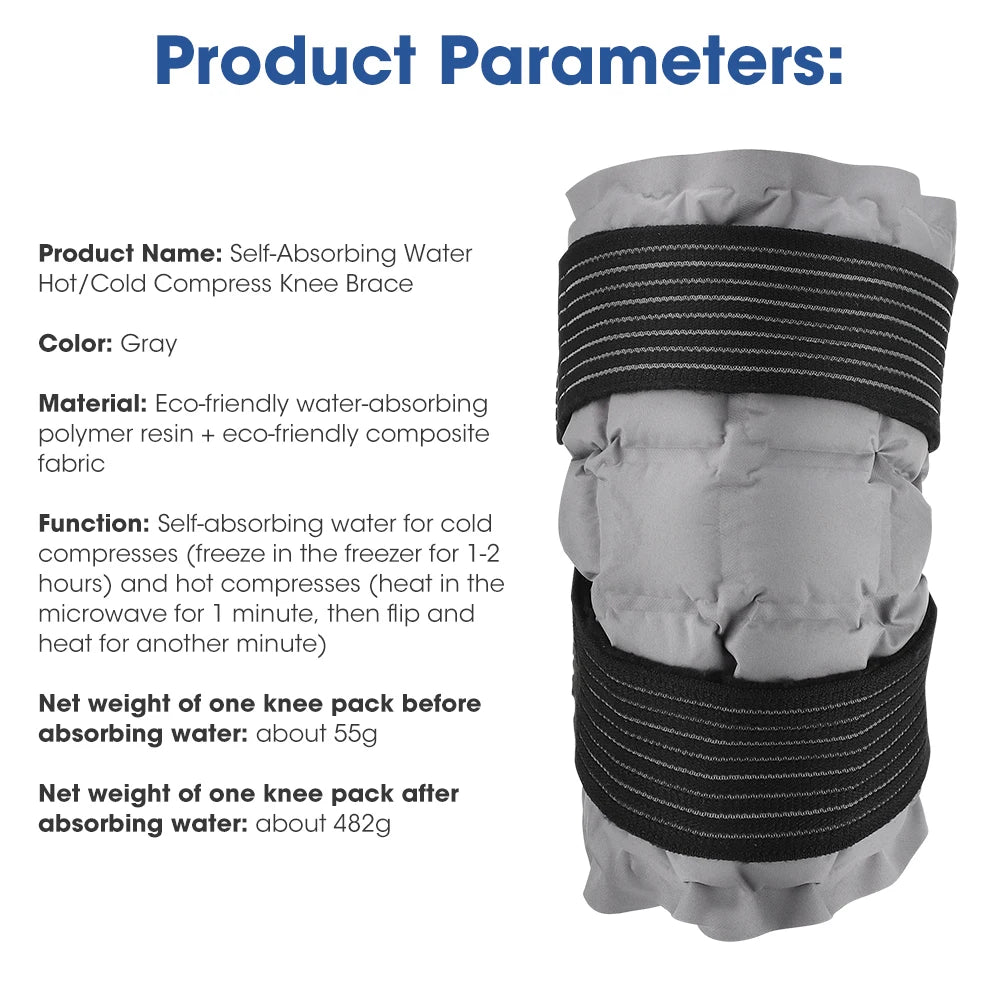 Reusable Hot & Cold Knee Therapy Wrap for Joint Pain Relief - 16