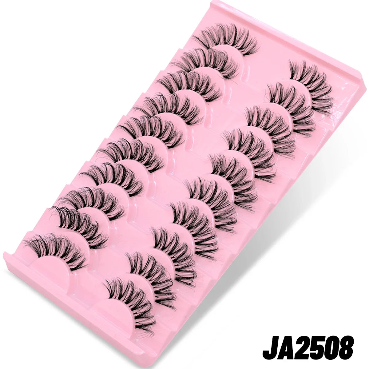 Natural Cat Eye Half Lashes with Invisible Band - 24