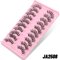 Natural Cat Eye Half Lashes with Invisible Band