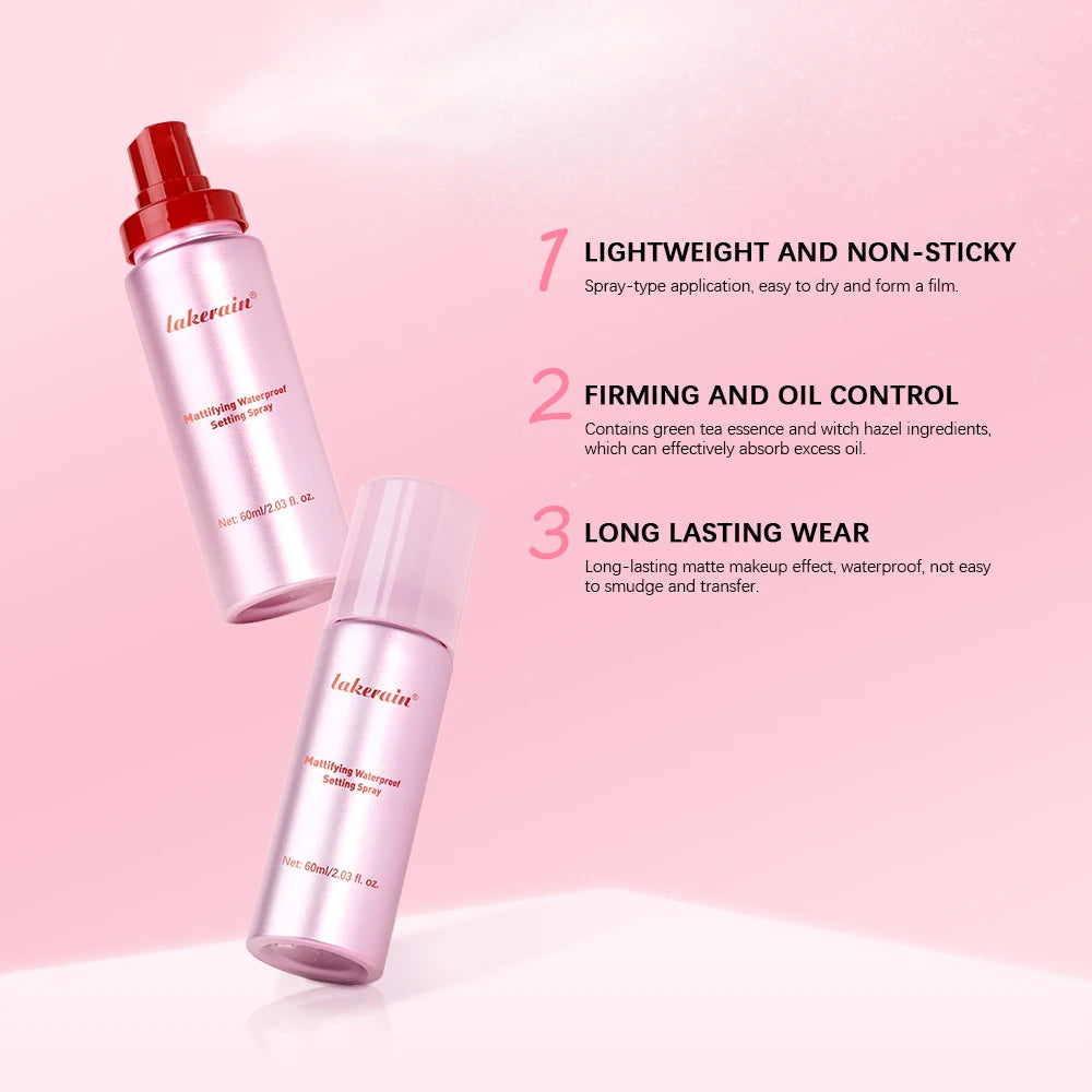 Long-Lasting Matte Makeup Setting Spray - 5