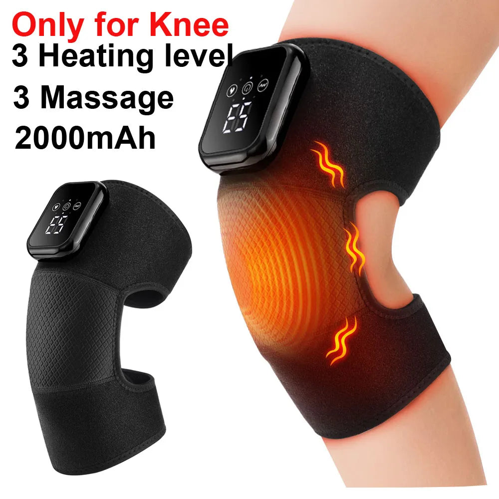 Heated Vibrating Knee Massager for Joint Pain Relief - 21