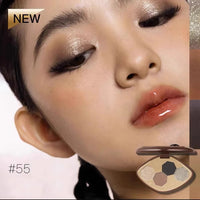 4-Color Glitter & Shimmer Eyeshadow Palette