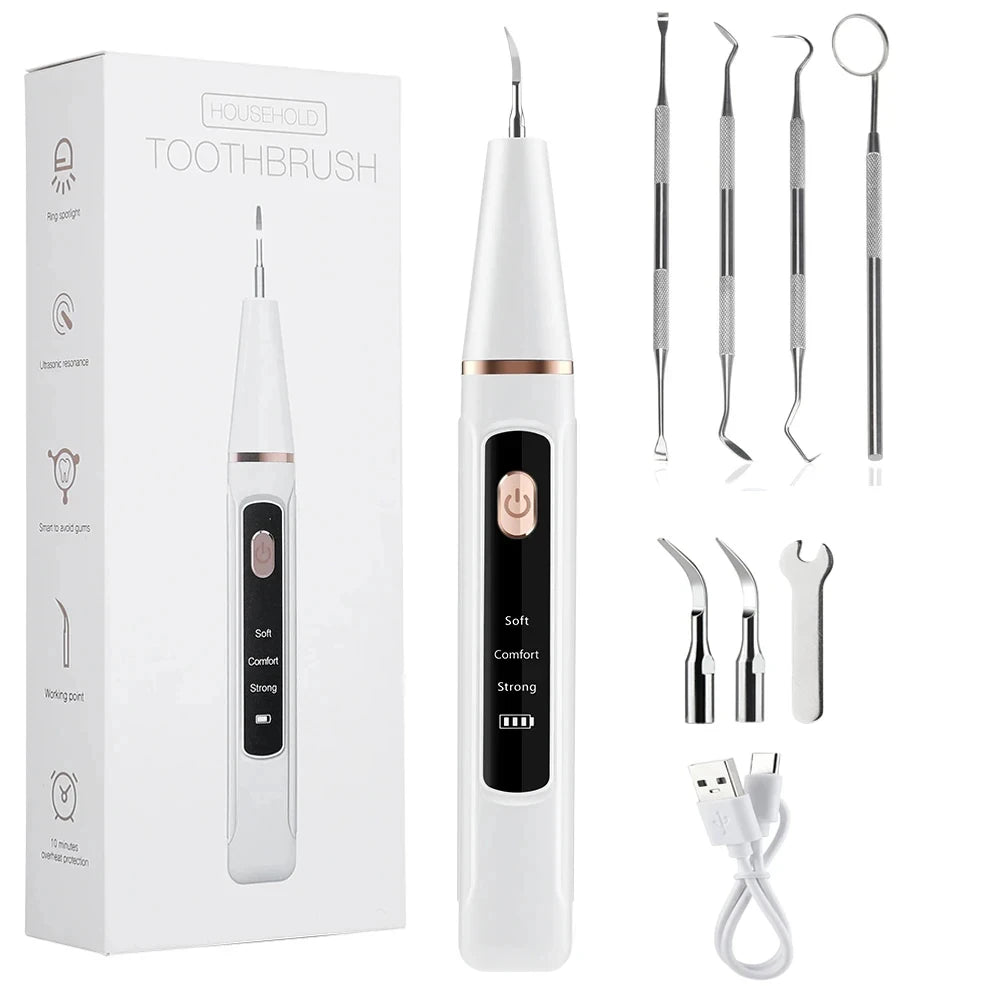 Ultrasonic Teeth Cleaner and Whitening Kit - 27