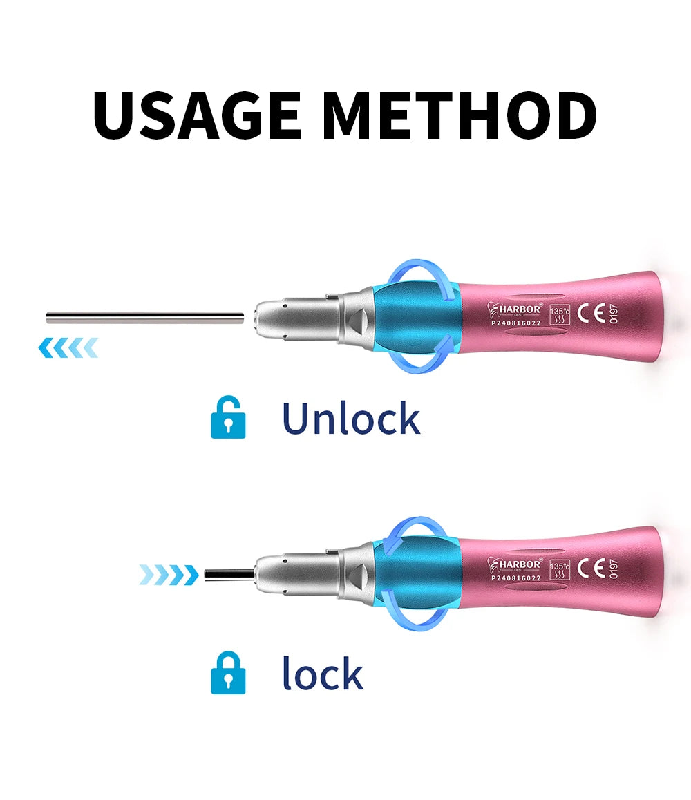 Professional Dental Handpiece Kit with LED and Water Spray - 17