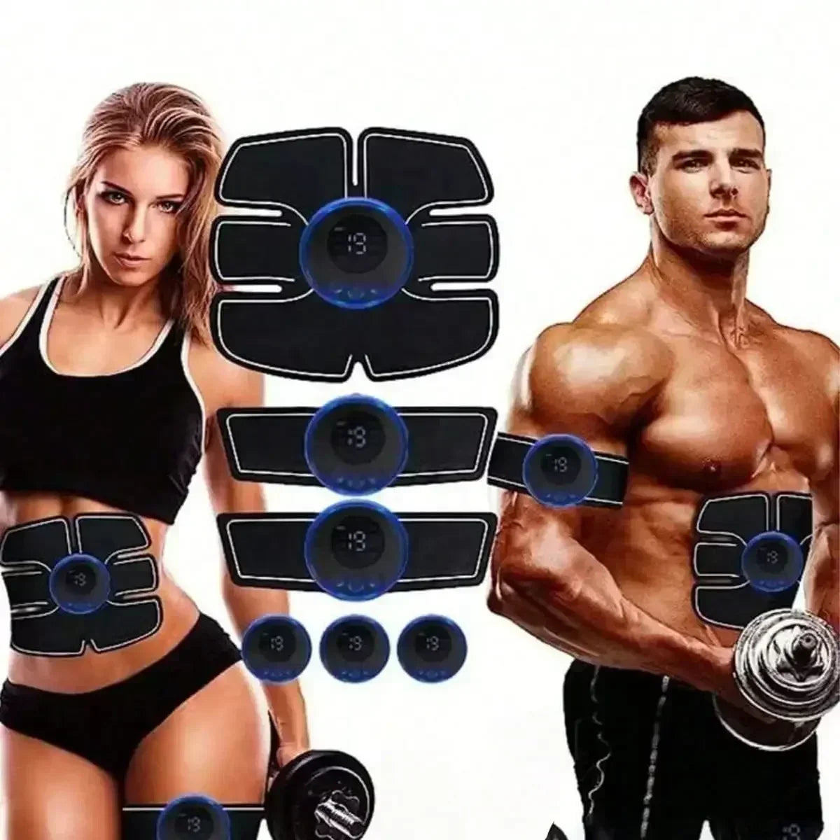 Wireless Rechargeable EMS Muscle Stimulator Toner - 8