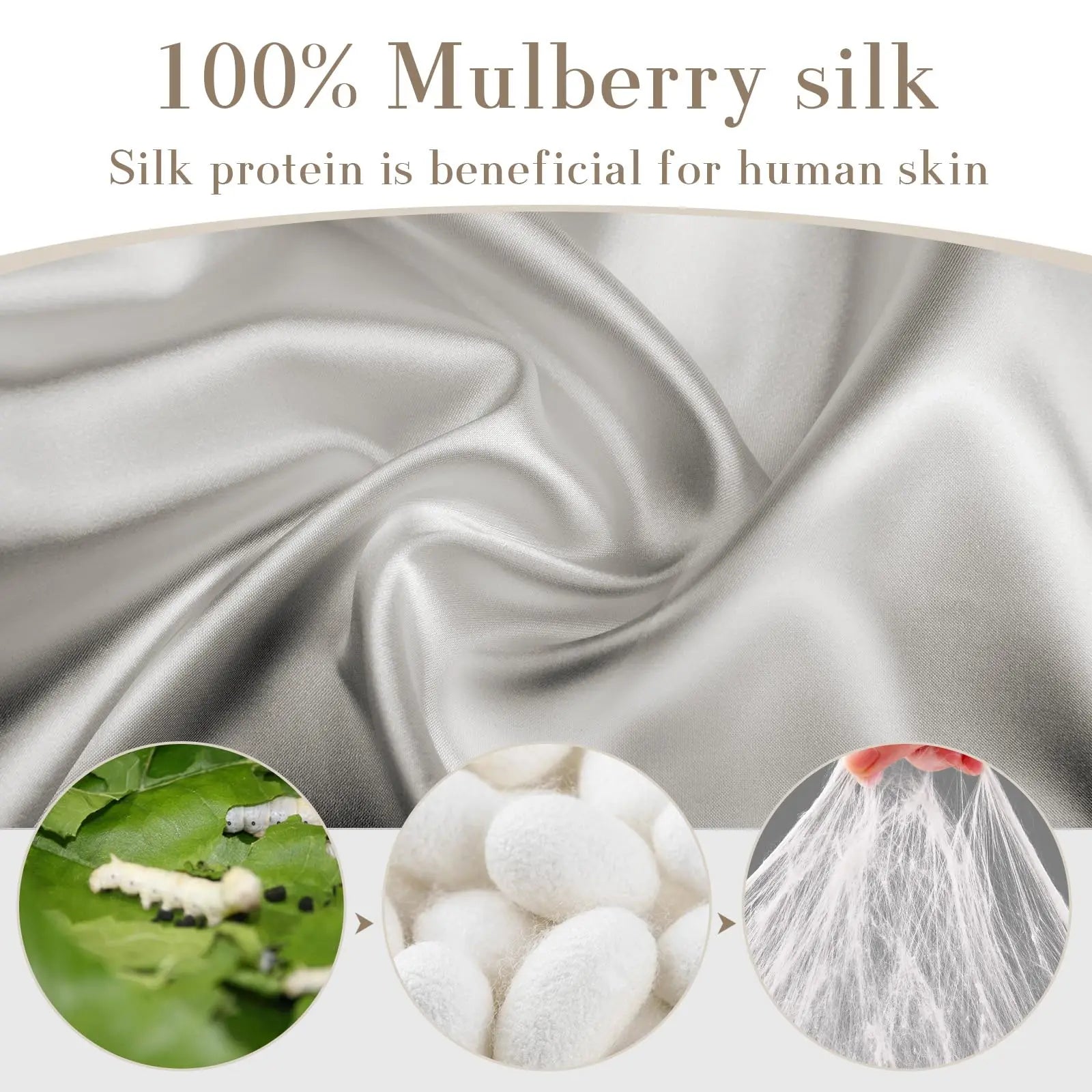 100% Mulberry Silk Sleep Mask for Deep Relaxation - 3