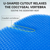 Honeycomb Gel Orthopedic Seat Cushion for Pressure Relief
