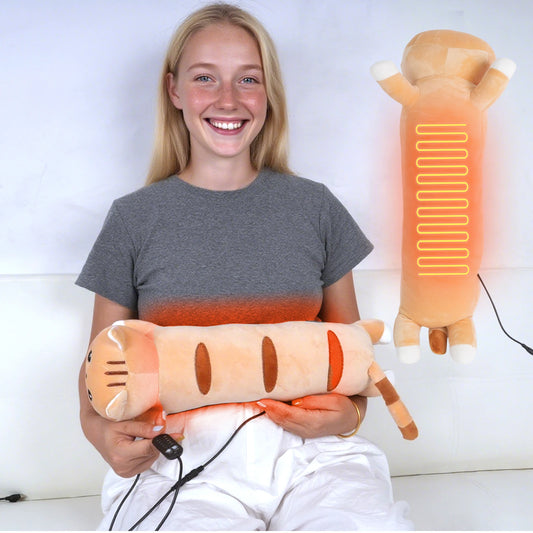 Cute Cat Heating Pad for Period Cramp Relief