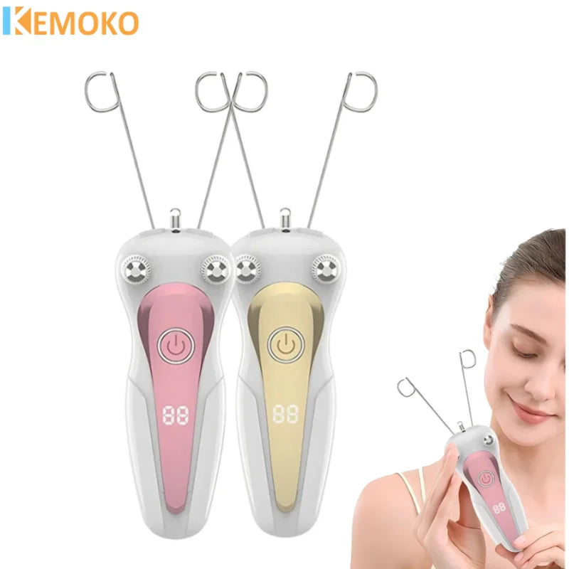 Electric Facial Hair Threading Epilator for Smooth Skin - 1