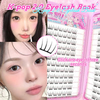 Self-Adhesive Cluster False Eyelashes for Quick Daily Application