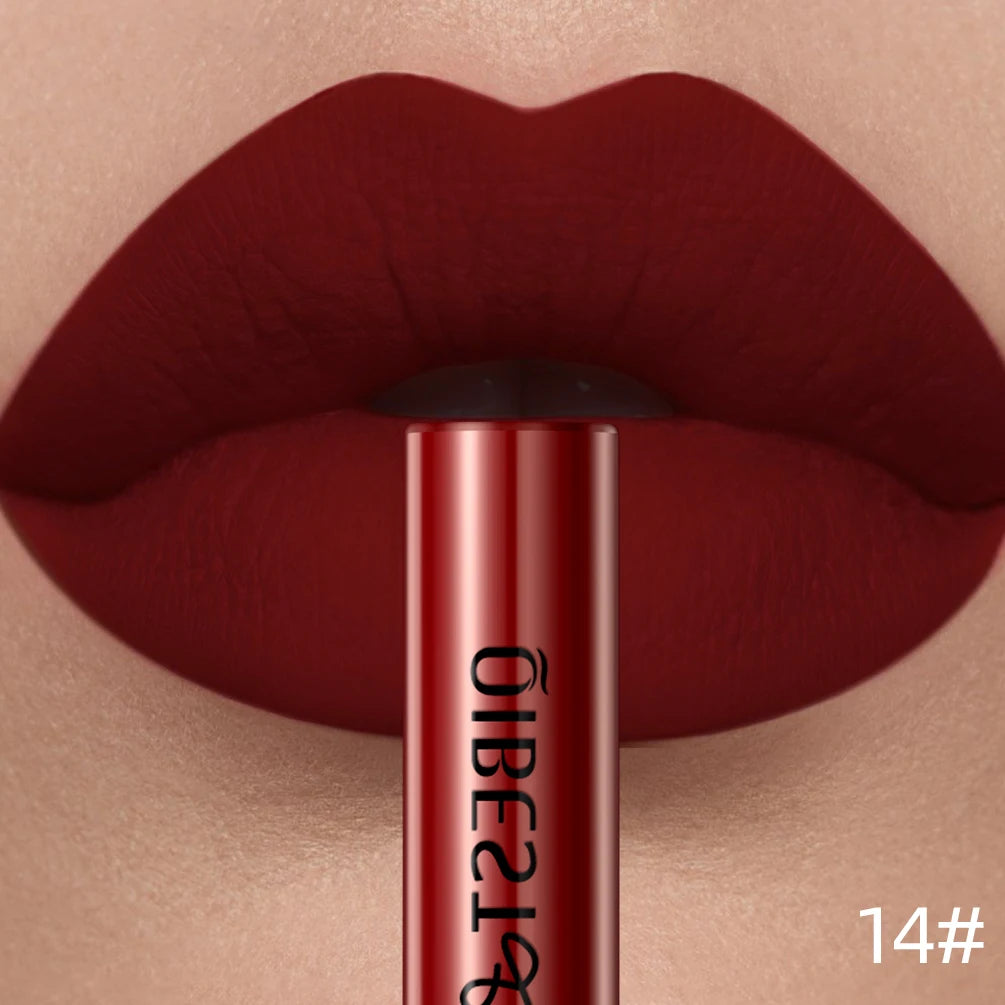 Long-Lasting Waterproof Velvet Matte Liquid Lipstick - 45
