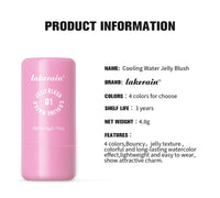 Cooling Water Jelly Tint Stick for Cheeks and Lips