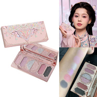 6-Color Butterfly Embossed Eyeshadow Palette