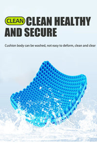 Ergonomic Honeycomb Gel Seat Cushion for Pain Relief