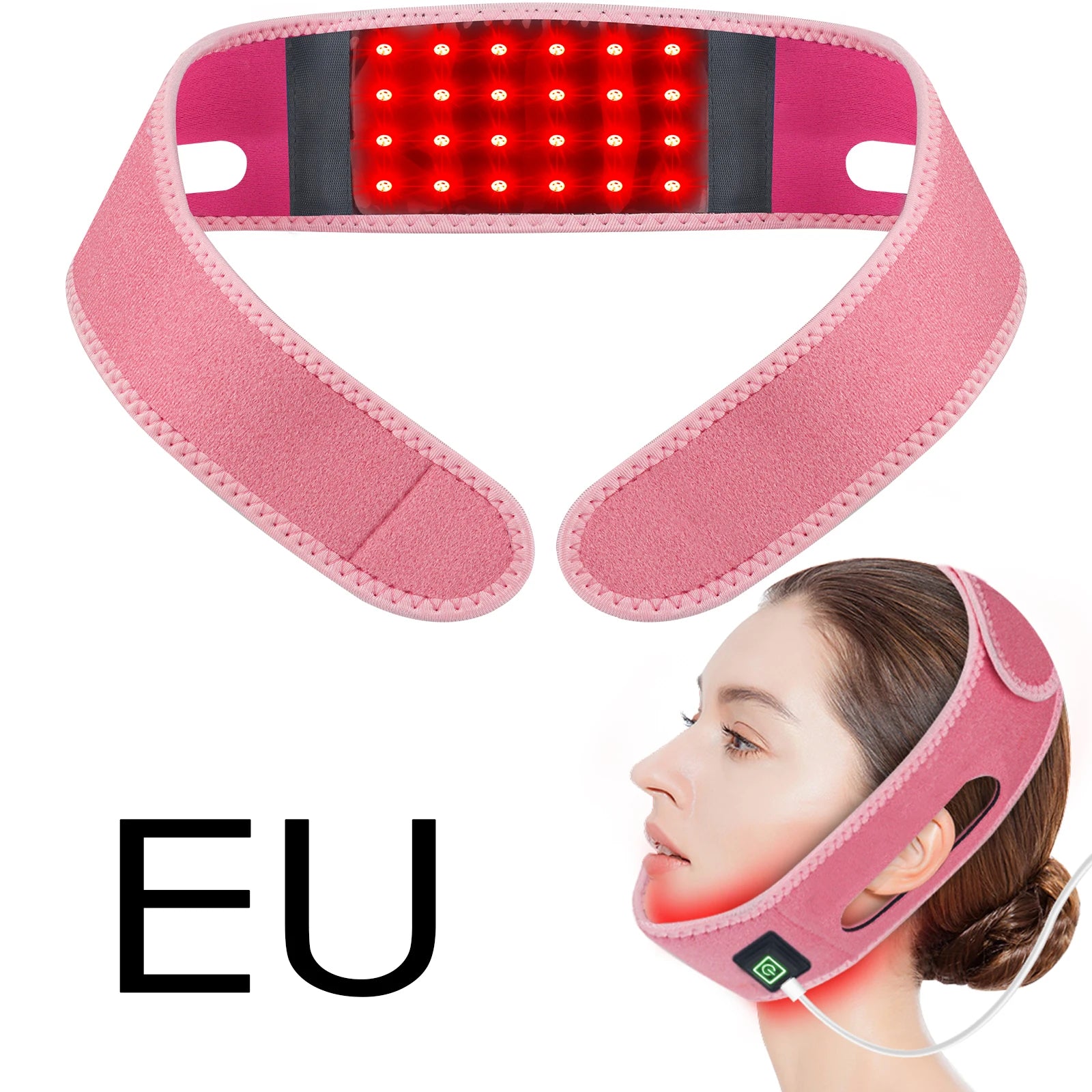 Red Light Therapy Neck and Chin Lifting Wrap - 15