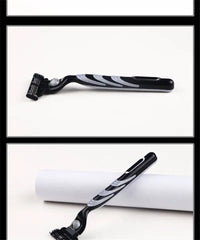 3-Blade Manual Shaving Razor for Men