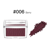 Matte Embossed Blush Palette with Brush