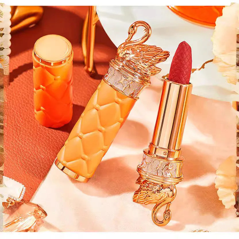 Velvet Matte Swan Lipstick Long-Lasting Waterproof - 8