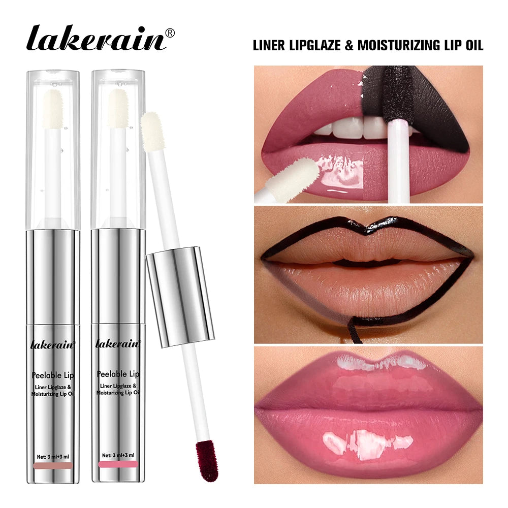 2-in-1 Waterproof Peel-Off Lip Stain and Hydrating Oil