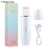 Ultrasonic Facial Skin Scrubber and Pore Cleaner