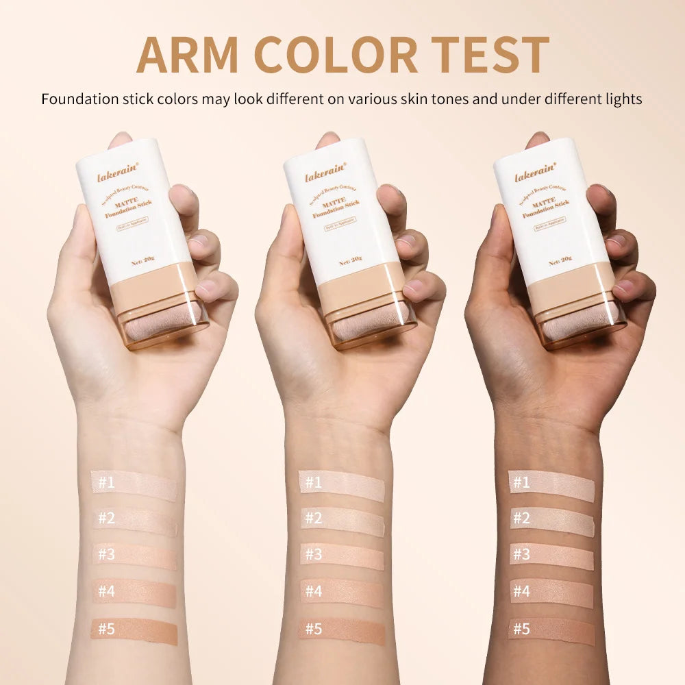 Matte Foundation Stick with Built-in Brush - 5