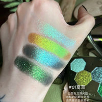 4-Shade Chameleon Eyeshadow Palette for Long-Lasting Shimmer Looks