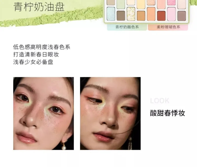 16-Color Professional Eyeshadow Palette Matte & Shimmer - 13