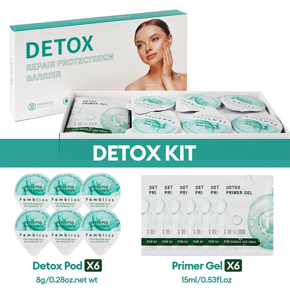 CO2 Oxygen Facial Treatment Capsule and Gel Kit - 30