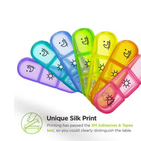 7-Day Stackable Weekly Pill Organizer for Daily Medication