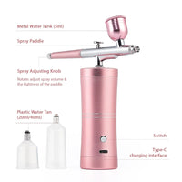 Portable Mini Airbrush Kit for Nail Art and Makeup
