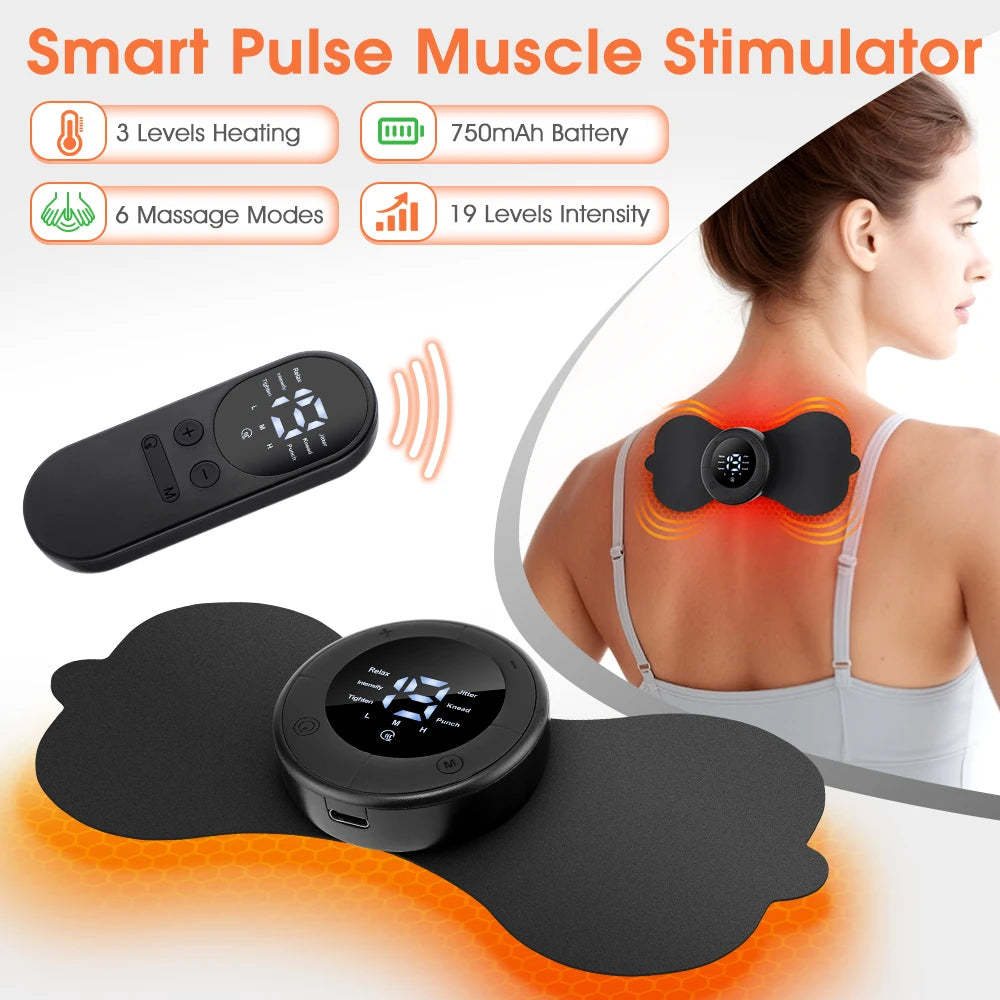 Wireless EMS Heating Pulse Massager for Neck and Back Pain - 2
