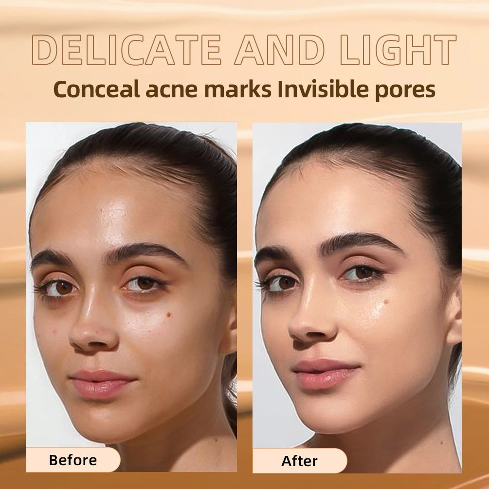 Waterproof Full Coverage Liquid Foundation - 2