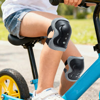 Kids Adjustable Protective Helmet and Safety Gear Set