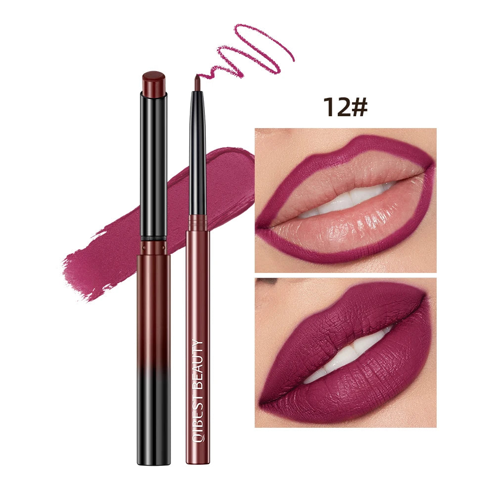 Matte Lipstick and Lip Liner Duo Set - 32