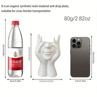 Artistic Face Makeup Brush Organizer and Desk Vase