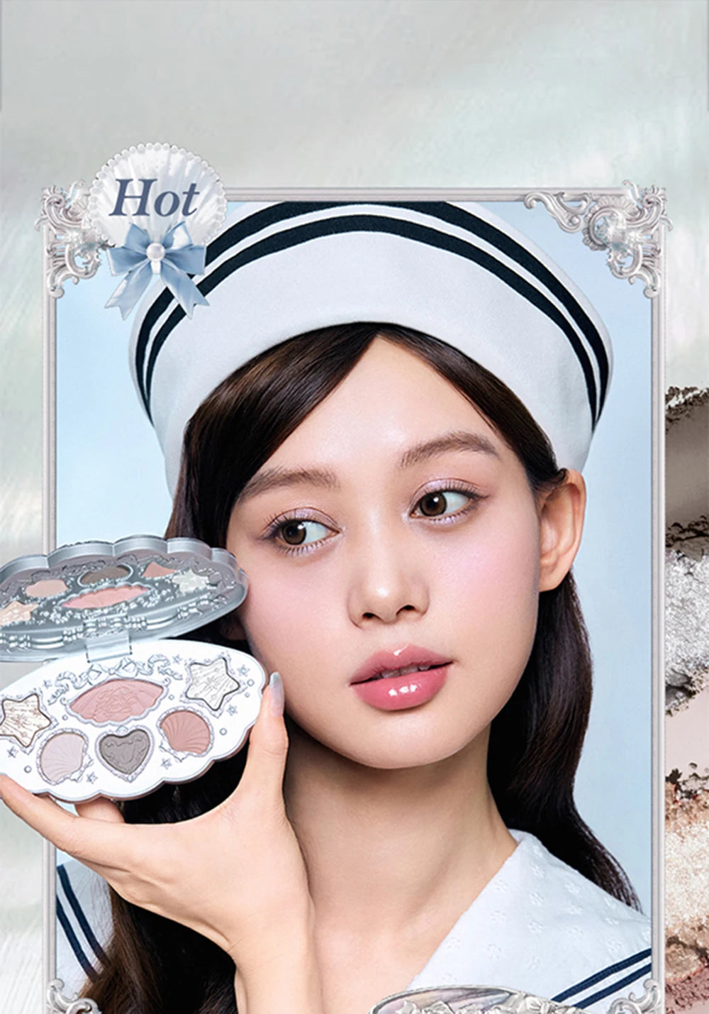 6-Color Ocean Theme Eyeshadow Palette - 15