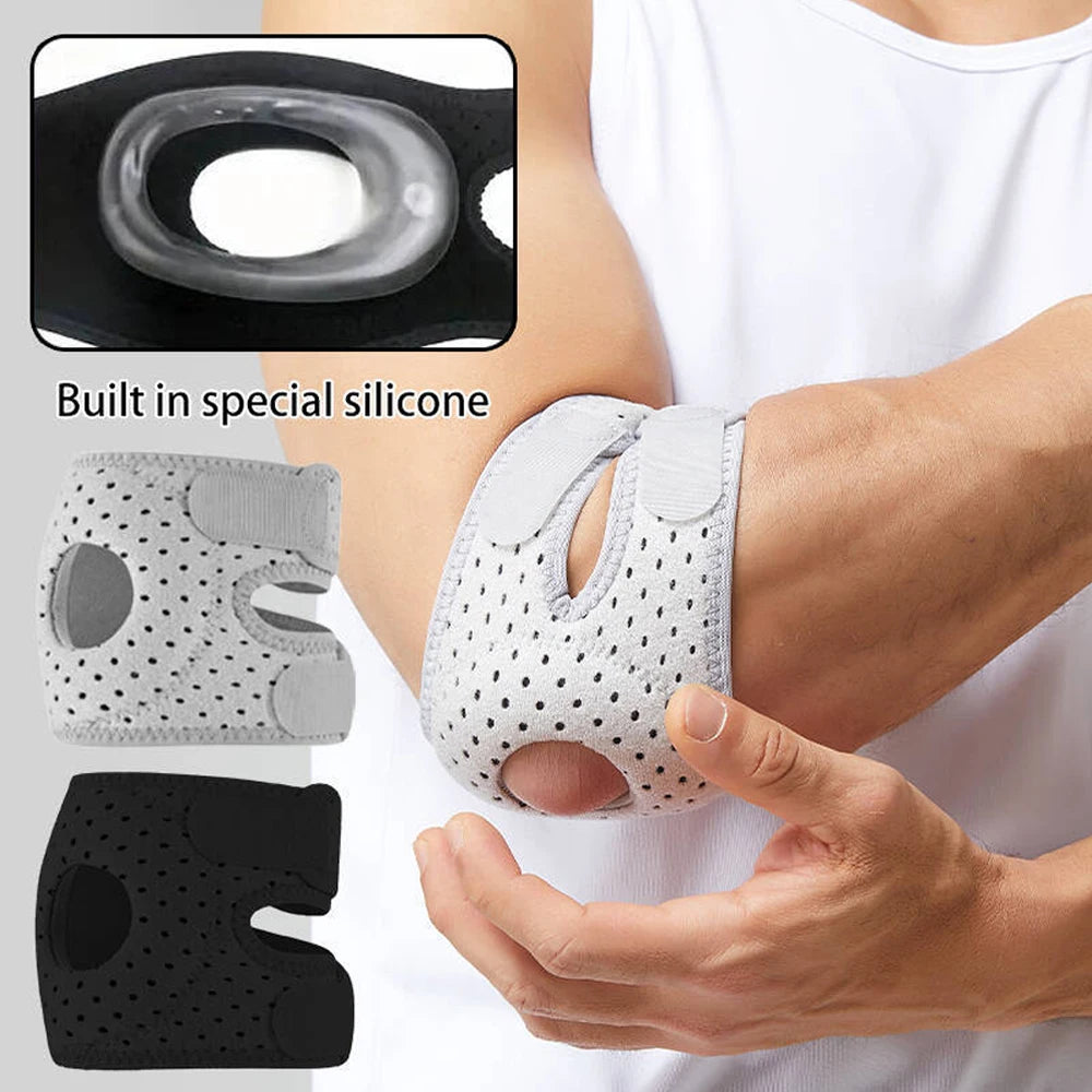 Adjustable Breathable Elbow Support Brace for Pain Relief - 10