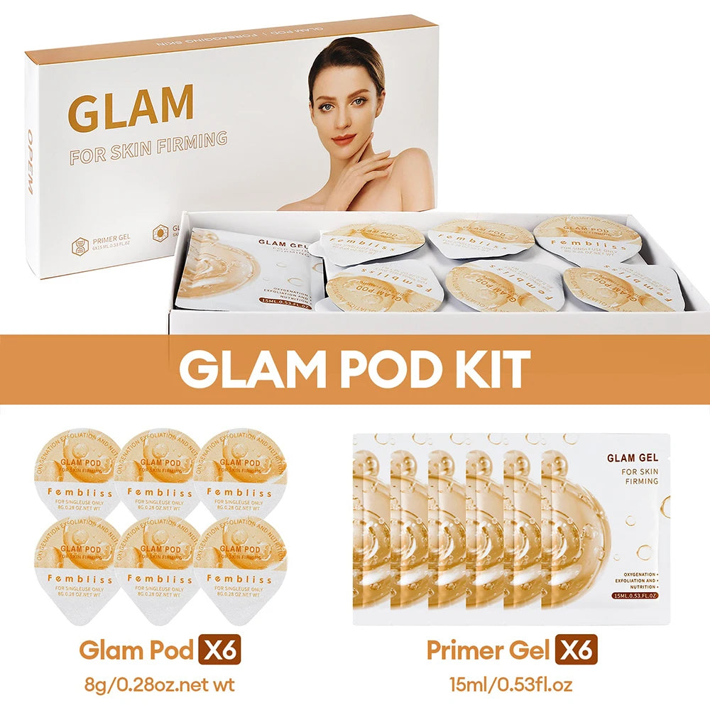 CO2 Oxygen Facial Treatment Capsule and Gel Kit - 21