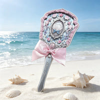 Ocean Theme Aesthetic Handheld Makeup Mirror
